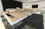 Wohnlandschaft Mezzo XXL U-Form in Stoff