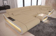 Stoff Wohnlandschaft Concept U-Form