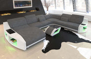 Wohnlandschaft Swing XXL U-Form in Stoff