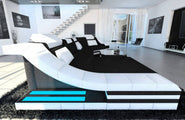 Sofa Turino C-Form in Stoff