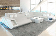 XXL Stoff Wohnlandschaft Apollonia U-Form