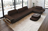 Stoff Ecksofa Rotello L-Form