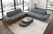 Stoff Ecksofa Sepino L-Form