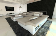 Ecksofa Monza L-Form aus Stoff