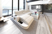 Stoff Wohnlandschaft Wave U-Form
