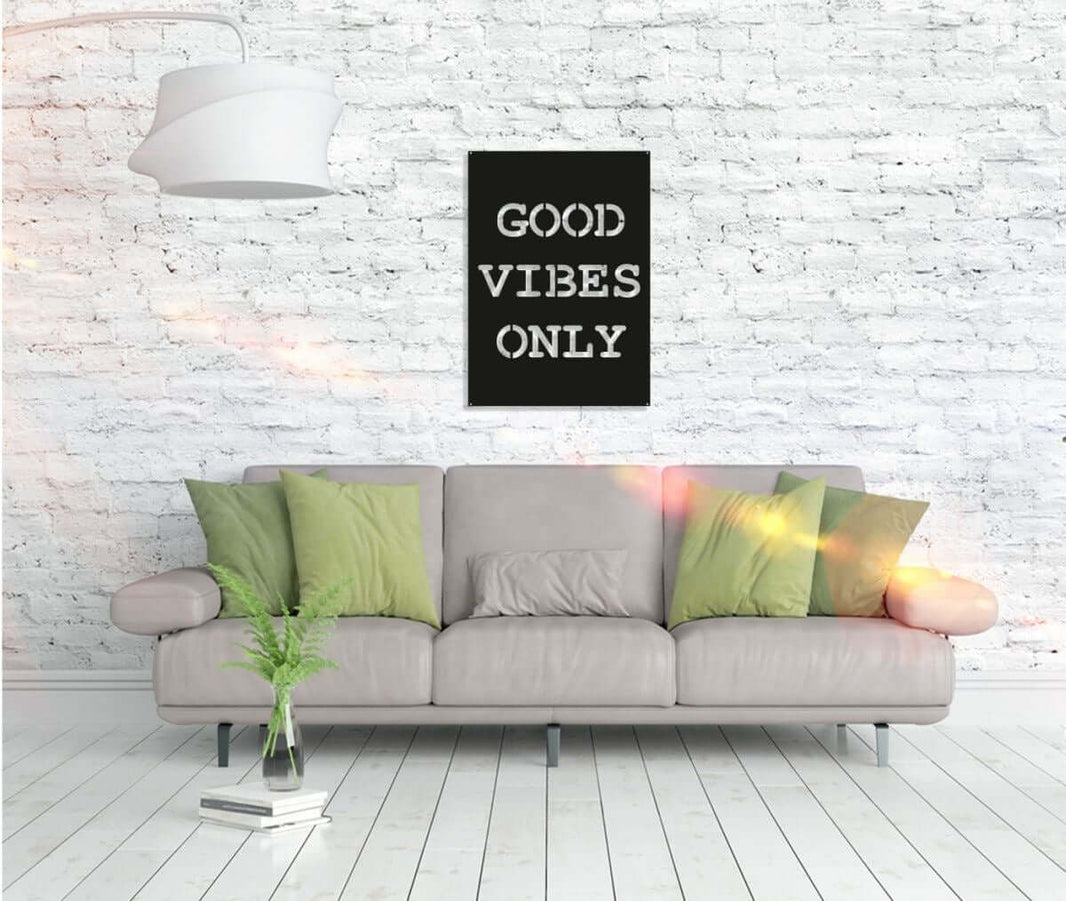 Wandbild Good Vibes Only