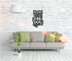 Wandbild Over Thinking Kreative
