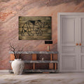 Wandbild Holz Eisbar Arktisches