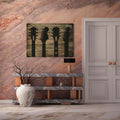 Wandbild Holz Gitarren Musikdesign