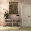 Wandbild Holz Adler