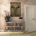 Wandbild Holz Hirsch Rustikale