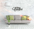Wandbild Think Harder