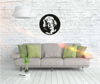 Metall Wandbild Marilyn Monroe für Wohnzimmer