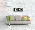 Wandbild Think