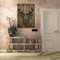 Wandbild Hirsch Holz