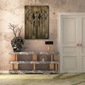 Wandbild Holz Elefant Exotisches