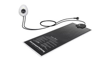 Wasserbett Fermo mit LED und markanter Struktur Beige-Weiß