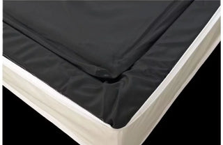 Wasserbett Fermo mit LED und markanter Struktur Beige-Weiß