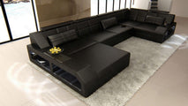 Leder Couch Arezzo U-Form