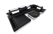 Sofa Mezzo U-Form in Leder