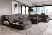 XXL Wohnlandschaft Palermo Stoffsofa